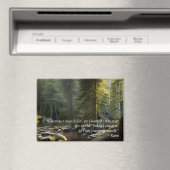 Today I Am Wise Quote Nature Landscape  マグネット (インサイチュ (食洗機))