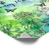 Today I Choose Joy Inspiration Positive Words ポスター (角)