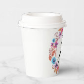 Today I choose Joy Inspirational Quote Pink Floral 紙コップ (右)