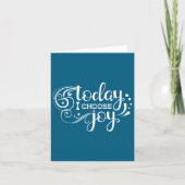 Today I Choose Joy, Insrational, Motivational, Fam カード (正面)