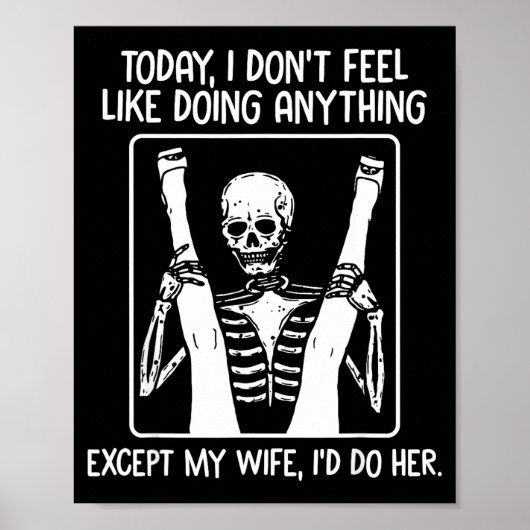 Today I Don't Feel Like Doing Anything Except Wife ポスター (正面)