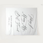 Today I Marry My Best Friend Wedding Backdrop  タペストリー (正面(横))