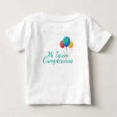 Today I turn 3 years old ベビーTシャツ (裏面)