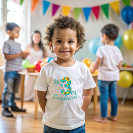 Today I turn 3 years old ベビーTシャツ