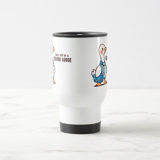 Today I Will be a Serious Goose トラベルマグ (中央)