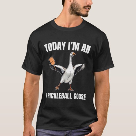 Today I'm A Pickleball Playing Goose Paddleball Sp Tシャツ (正面)