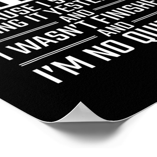 Today I'm Doing Nothing - Funny Lazy People Christ ポスター (角)