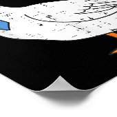 Today Im Serious Goose Necktie Funny Work Meme Men ポスター (角)