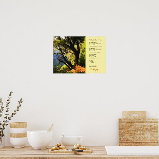 Today is a Good Day...Inspirational poster ポスター (キッチン)