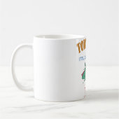 "Today is my day off" Funny Mug コーヒーマグカップ (左)