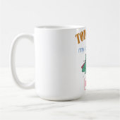 "Today is my day off" Funny Mug コーヒーマグカップ (左)