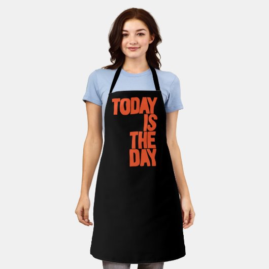 Today is the day エプロン (着用した状態)