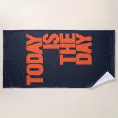 Today is the day ビーチタオル (正面)