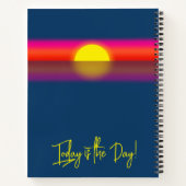 Today is the Day Sunrise Affirmation ノートブック (裏面)