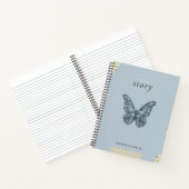 Today’s Story Journal – Vintage Butterfly ノートブック (内部)