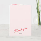 Today We Are Together folded invitation card カード (裏面)