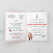 Today We Are Together folded invitation card カード (内部)