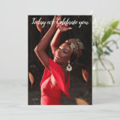 Today we Celebrate You! Greeting Card カード (スタンド正面)