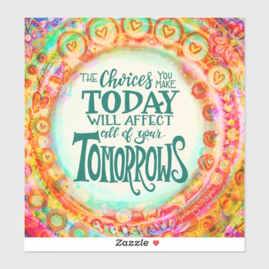 TODAY's CHOICESの勇気付けられるインスピレーションかわいらし シール (シート)