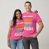 Today'S Forecast Chance Of Piano Player Pianist No Tシャツ (ユニセックス)