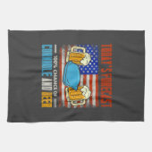 Today's Forecast Cornhole And Beer  キッチンタオル (横)