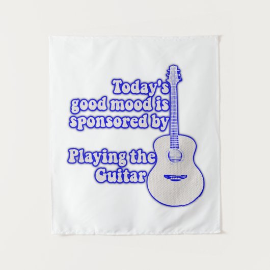 Today's good mood is sponsored by the guitar タペストリー (正面)