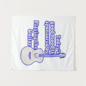 Today's good mood is sponsored by the guitar タペストリー (正面(横))