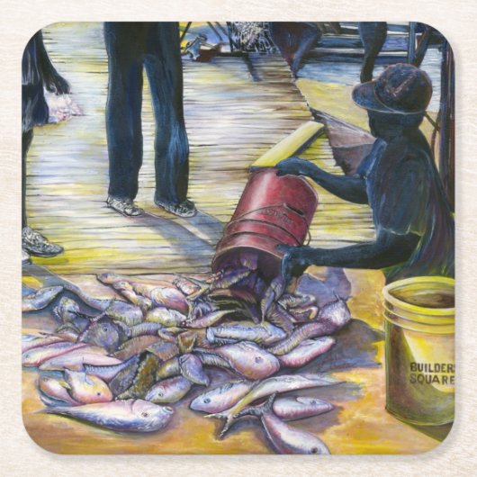 Today's Menu, Harver Island(今日のメニュー、ハーバーアイランド) スクエアペーパーコースター (正面)