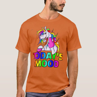 Todays MoodCranky Unicornプレゼントアイディア Tシャツ