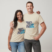 TODAY'S PAIN TOMORROW'S STRENGTH モチベーションD-03 Tシャツ (ユニセックス)