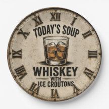 Today's Soup Whiskey with Ice Croutons Funny 