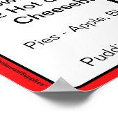 Today's Special Poster – レストラン用品 ポスター (角)