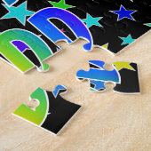 「TODD」名、おもしろい「ハッピーバースデー」 ジグソーパズル (側面)