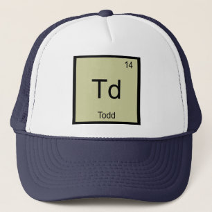 Todd name化学要素の期間表 キャップ