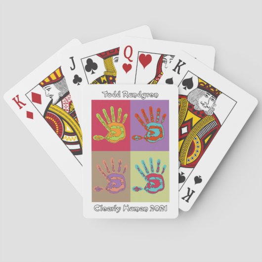 Todd Rundgren明らかに人間のカード トランプ (裏面)