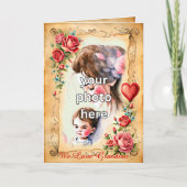 Toddlerの詩を祖母のための2枚の写真を追加 カード (正面)