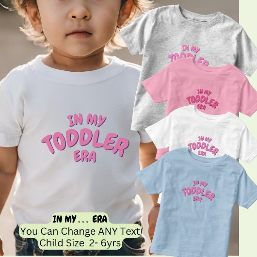 TODDLER時代にカスタム単語を追加 トドラーTシャツ
