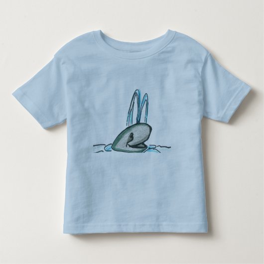 TODDLER 素晴らし JERSEY Tシャツ – GRAY WHALE (正面)