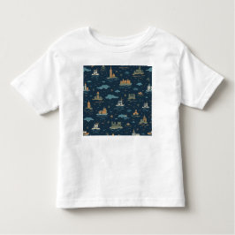 Toddler Clothes With Travel Design トドラーTシャツ