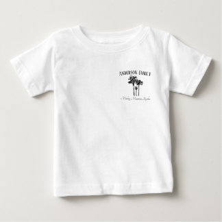 Toddler Family Vacation  Palm Tree Beach Trip Tee ベビーTシャツ