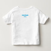 👕🧒Toddler Fine Jersey panda baby T-Shirt トドラーTシャツ (裏面)