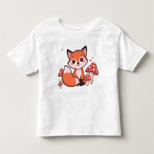 Toddler Fine Jersey T-Shirt (Cute Design) トドラーTシャツ (正面)