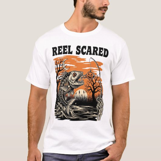 Toddler Fishing Halloween Tシャツ (正面)