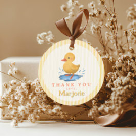 Toddler Girls Cute Pastel Duckling Birthday フェイバータグ