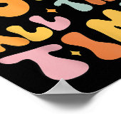 Toddler God Is Good All The Time Christian Groovy  ポスター (角)