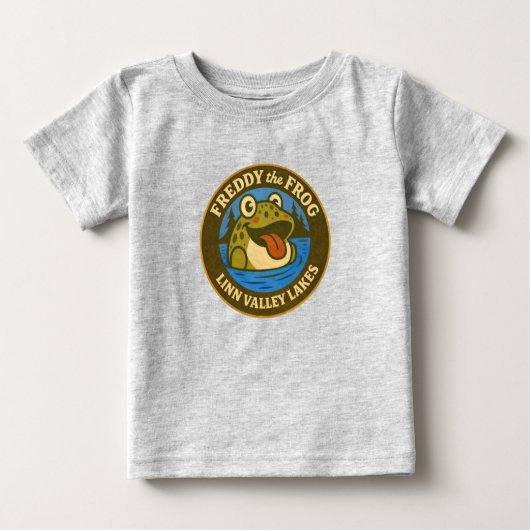 Toddler or Baby. Linn Valley. Lakes Tee Shirt with ベビーTシャツ (正面)