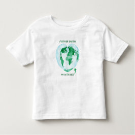 Toddler Raglan Tシャツ – Mother Earth I'm with Her