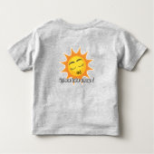 Toddler T-Shirt : Take a Nap (grey) トドラーTシャツ (裏面)