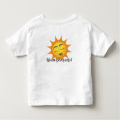 Toddler T-Shirt : Take a Nap (white) トドラーTシャツ (裏面)