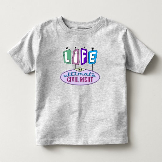 Toddler t-shirt with a retro design. トドラーTシャツ (正面)